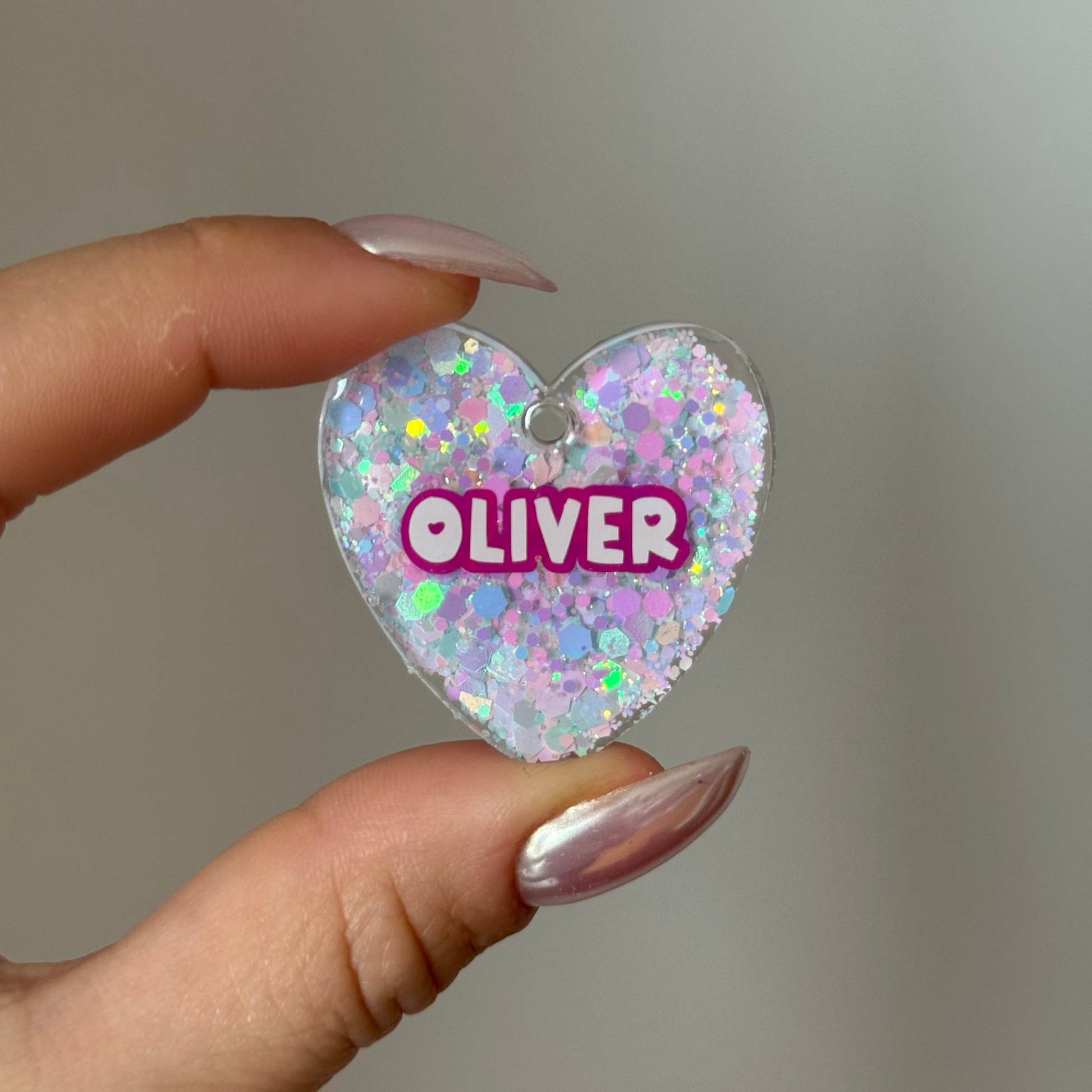 Pink & blue heart